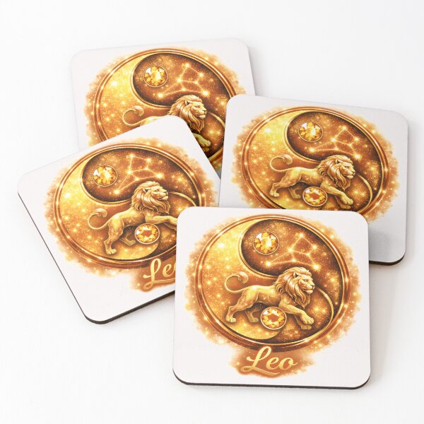 Item preview, Leo - Zodiac starsign, inside an yin-yang ,Jul 23–Aug 22 designed and sold by FireOrchid.
