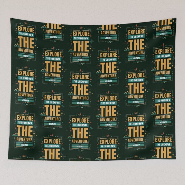Item preview, Explore the Unknown – Bold Adventure Quote Design designed and sold by Dogandesighn.