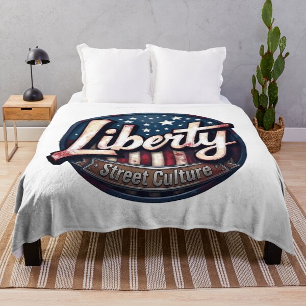 Item preview, Liberty Street Culture Shirt – Urban Patriotic Graffiti Design designed and sold by relso.