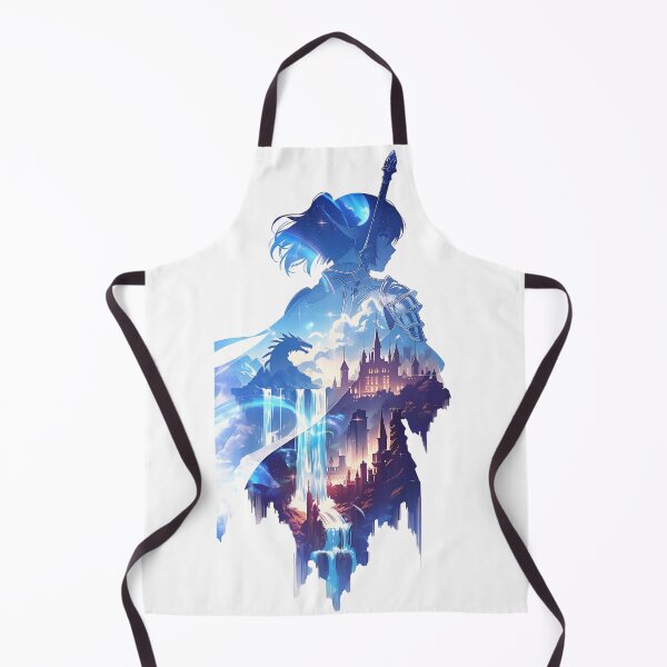 Item preview, Celestial Knight Dreamscape – Fantasy Anime Warrior Double Exposure Art designed and sold by Dyan4.