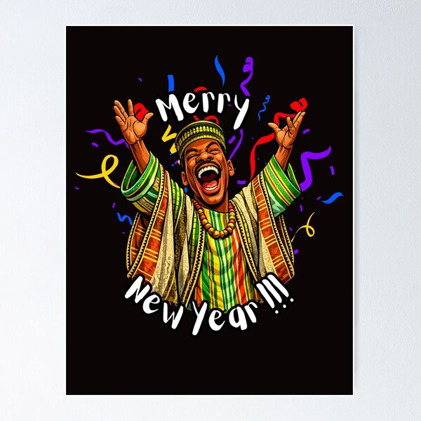 Item preview, Merry New Year designed and sold by Popcorn Odyssey.