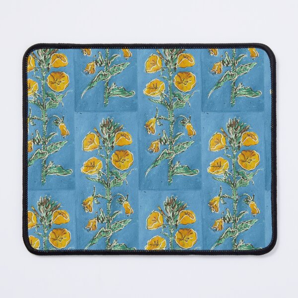 Item preview, evening primrose Hand Painted Field Journal Illustration designed and sold by HouseplantsAndScamps.