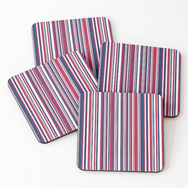Item preview, Red White and Blue Random Vertical Stripes designed and sold by Aureusglow.