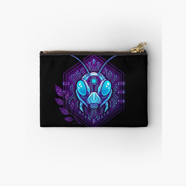 Item preview, Cyber Bee Tech Art - Futuristic Neon Circuit Honeybee Illustration designed and sold by AbulailArt.