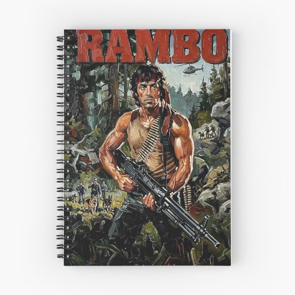 Item preview, One Man Army: Sylvester Stallone Rambo First Blood Impasto designed and sold by Art's Diner.