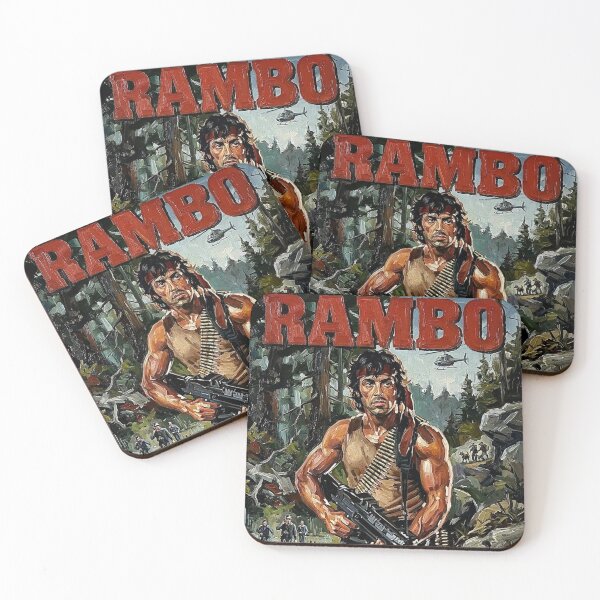 Item preview, One Man Army: Sylvester Stallone Rambo First Blood Impasto designed and sold by Art's Diner.