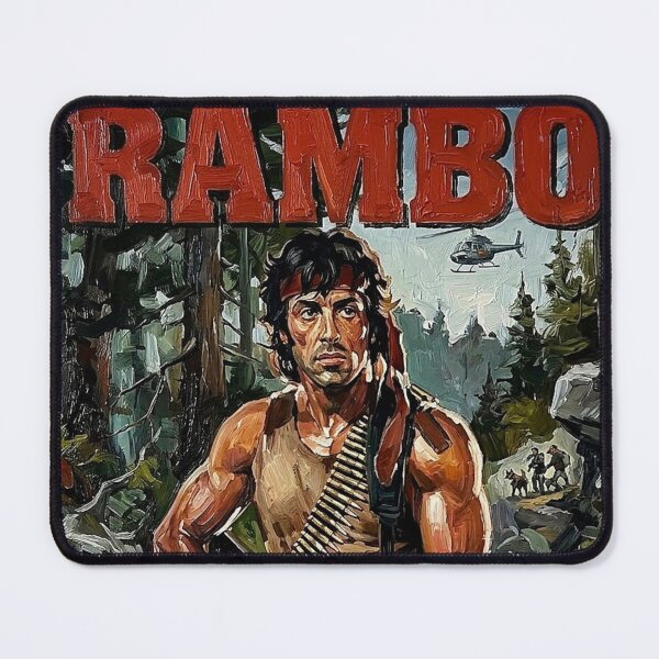 Item preview, One Man Army: Sylvester Stallone Rambo First Blood Impasto designed and sold by Art's Diner.