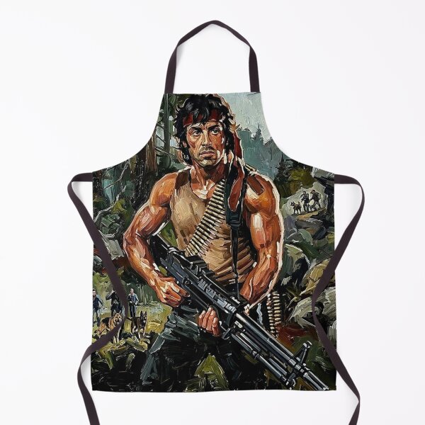 Item preview, One Man Army: Sylvester Stallone Rambo First Blood Impasto designed and sold by Art's Diner.
