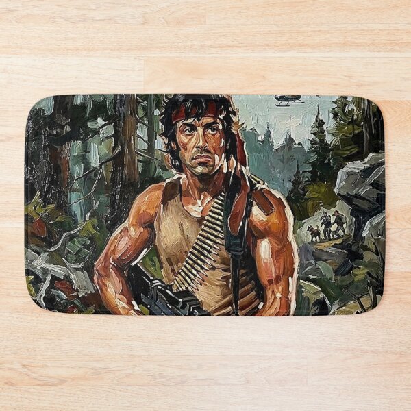 Item preview, One Man Army: Sylvester Stallone Rambo First Blood Impasto designed and sold by Art's Diner.
