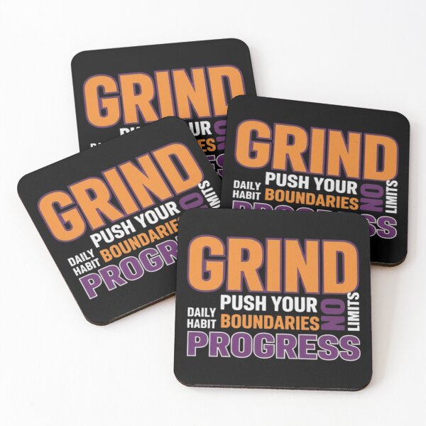 Item preview, Grind Mode – No Limits Motivational Typography Design designed and sold by Dogandesighn.