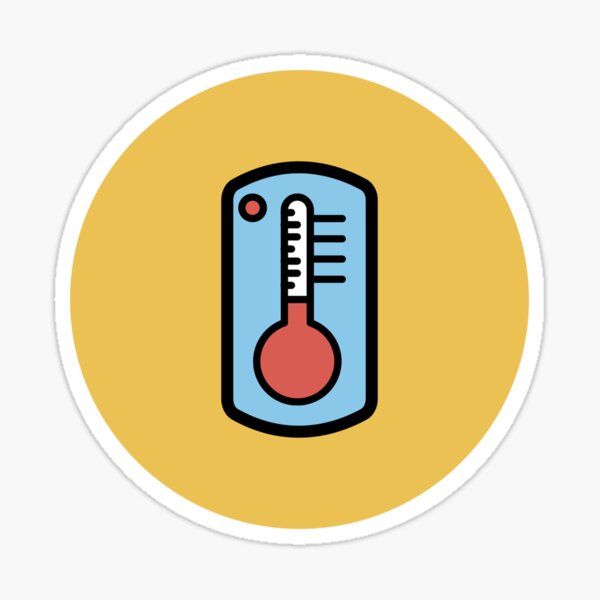 Thermostat Stickers Redbubble