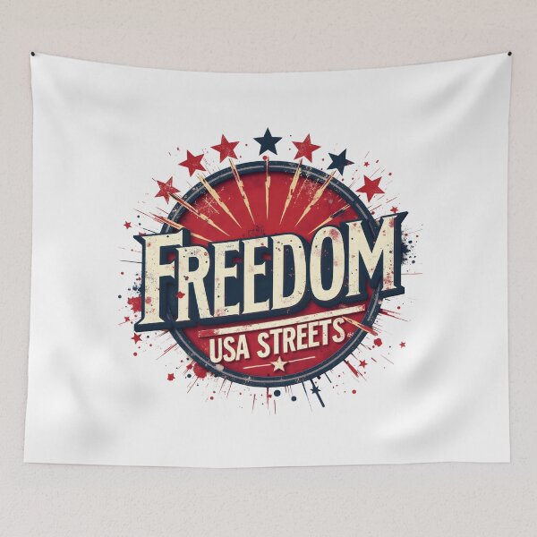 Item preview, Freedom USA Streets Shirt – Urban Graffiti Patriotic Design designed and sold by relso.
