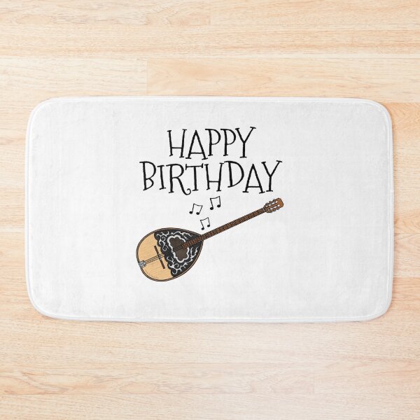 Item preview, Bouzouki Happy Birthday Music Teacher Folk Musician designed and sold by doodlerob.