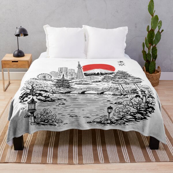 Item preview, Tokyo in Bloom Sakura Skyline Art designed and sold by Blok45.