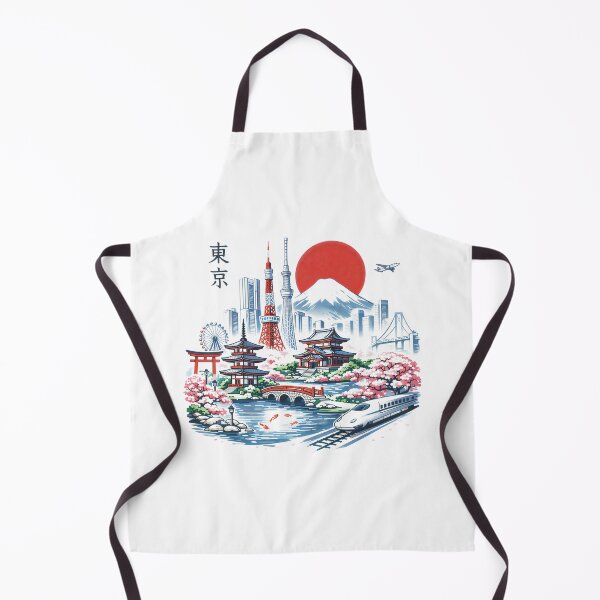 Item preview, Tokyo in Bloom Sakura Skyline Art designed and sold by Blok45.