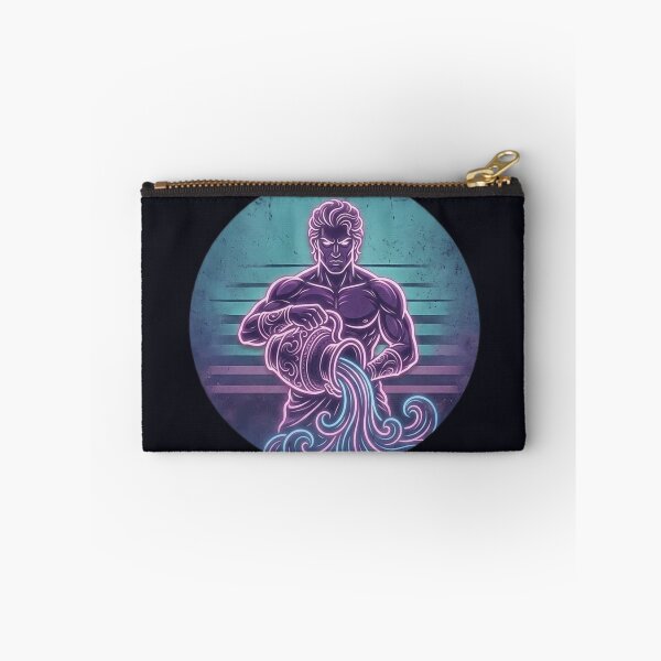 Item preview, Aquarius Zodiac Sign — Neon Water Bearer Astrology Art designed and sold by DPSz.