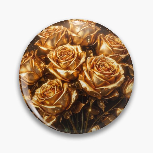Item preview, Golden Roses Bouquet: 8 March Happy Women's Day Elegant Card designed and sold by Dreamy Armine Art.