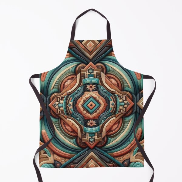 Item preview, Abstract Geometric Harmony – Ethnic Mandala-Inspired Pattern designed and sold by Dogandesighn.