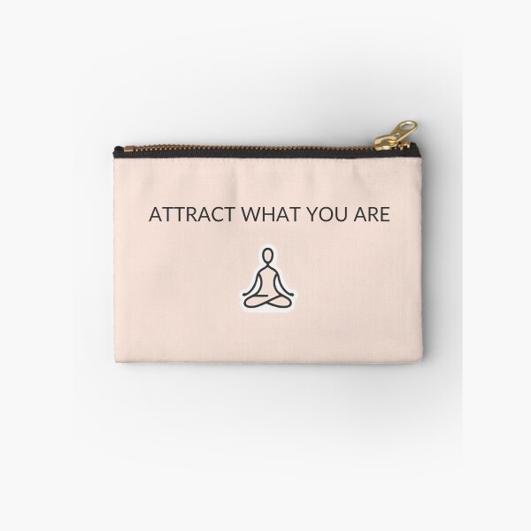 Item preview, Attract Calm Quote Sticker Design | Positive Energy Manifestation designed and sold by CosmicQuietLab.