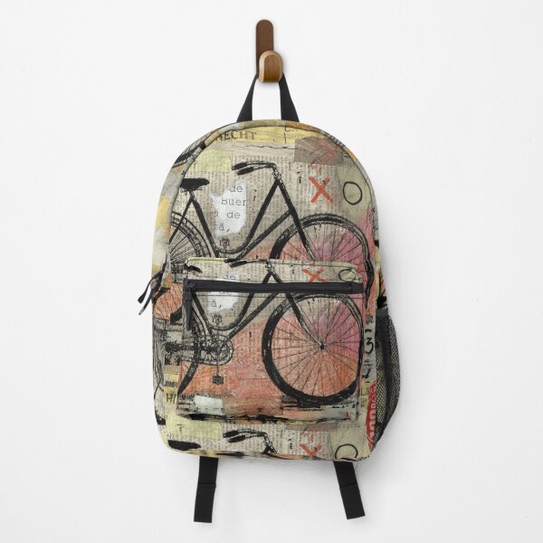 Item preview, Vintage Bicycle Collage Wall Art – Retro Cycling Poster designed and sold by art2print.