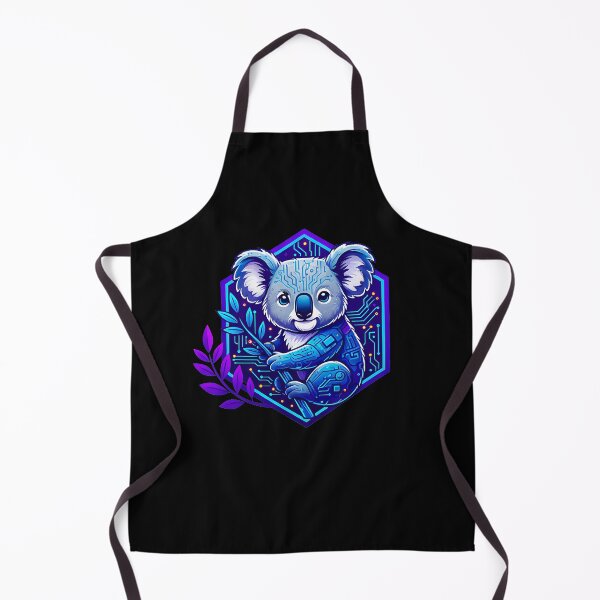 Item preview, Cyber Koala Tech Art - Futuristic Neon Circuit Australian Wildlife Illustration designed and sold by AbulailArt.