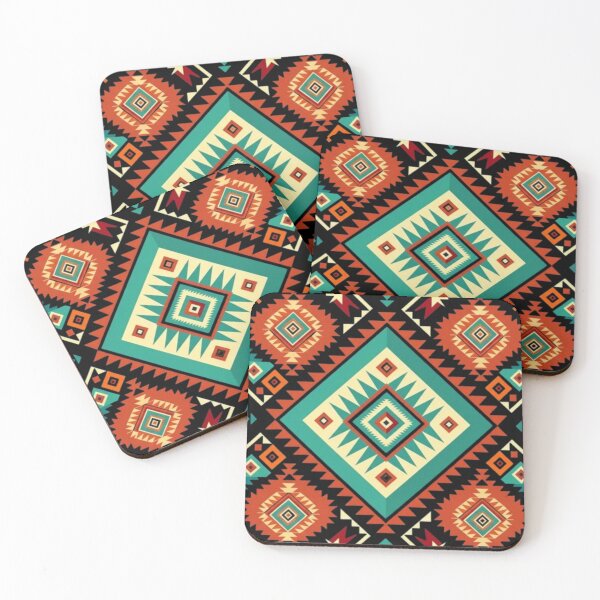 Item preview, Vibrant Navajo Style – Southwestern Rug Pattern designed and sold by Dogandesighn.
