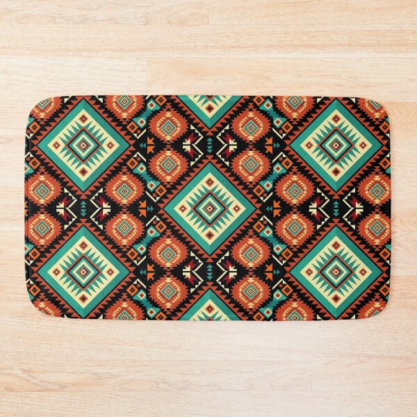 Item preview, Vibrant Navajo Style – Southwestern Rug Pattern designed and sold by Dogandesighn.