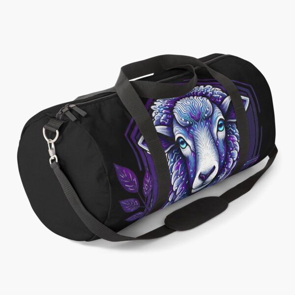 Item preview, Cyber Sheep Tech Art - Futuristic Neon Circuit Farm Wildlife Illustration designed and sold by AbulailArt.