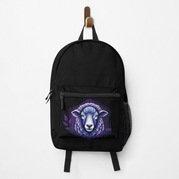 Item preview, Cyber Sheep Tech Art - Futuristic Neon Circuit Farm Wildlife Illustration designed and sold by AbulailArt.