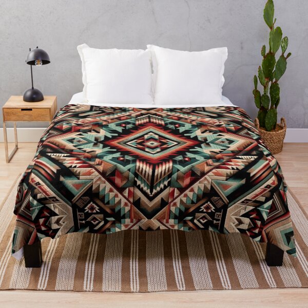 Item preview, Native Geometry – Earth Tone Ethnic Motif designed and sold by Dogandesighn.