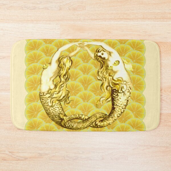 Item preview, Twin Mermaids in a Sea of Lemons and Butter designed and sold by CONTRAPINK.