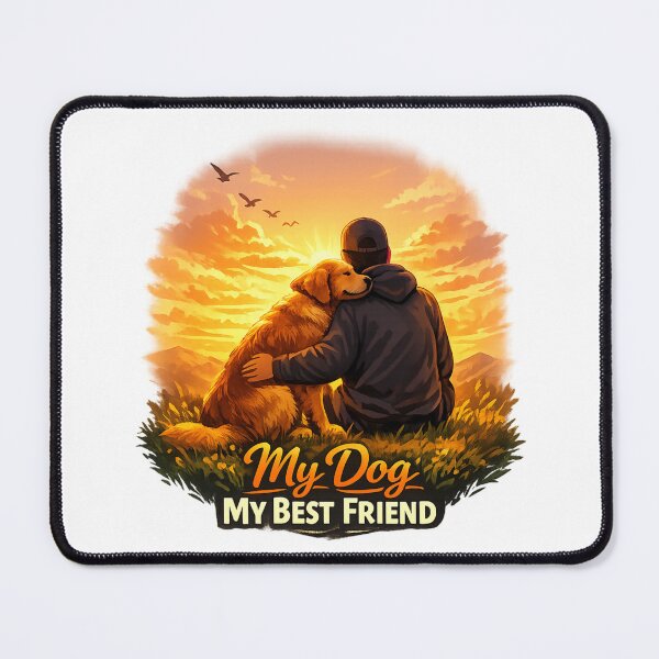 Item preview, My Dog My Best Friend – Cute Dog Lover Friendship Design for Pet Owners designed and sold by ArtWaveStudio8.