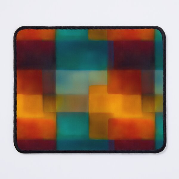 Item preview, Teal Centered Geometric Color Field Abstract designed and sold by Moisky Patterns.