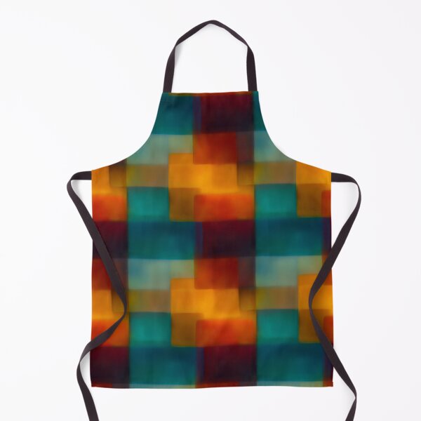 Artikelvorschau, Abstraktes geometrisches Farbfeld mit türkisfarbenem Zentrum entworfen und verkauft von Moisky Patterns.
