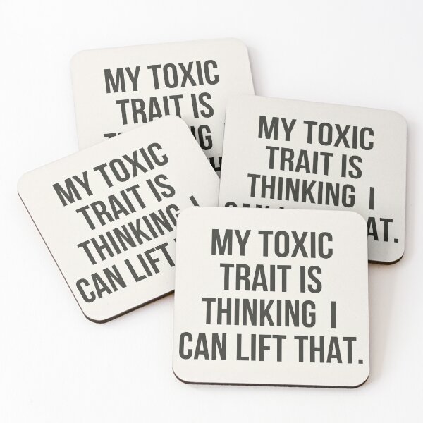 Item preview, Toxic Trait Lifting | Funny Gym Ego Quote designed and sold by ryanguas.