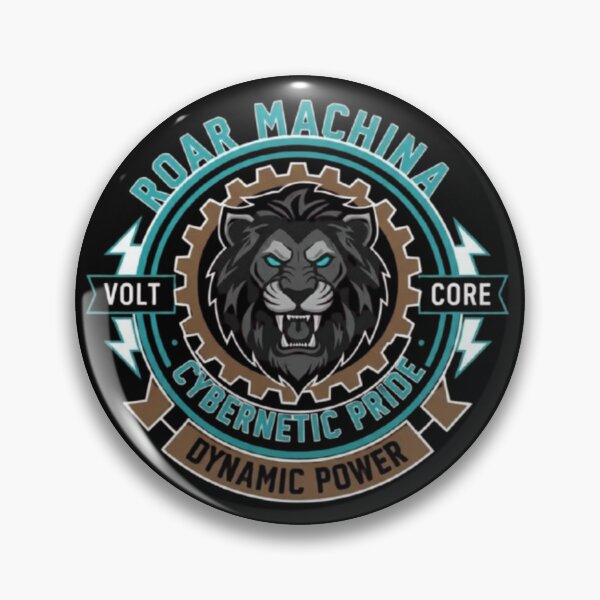 Item preview, Roar Machina – Cybernetic Lion Power Emblem designed and sold by Dogandesighn.
