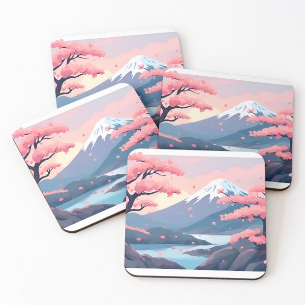 Item preview, Volcano & Cherry Blossoms designed and sold by JoeyWildGuy.