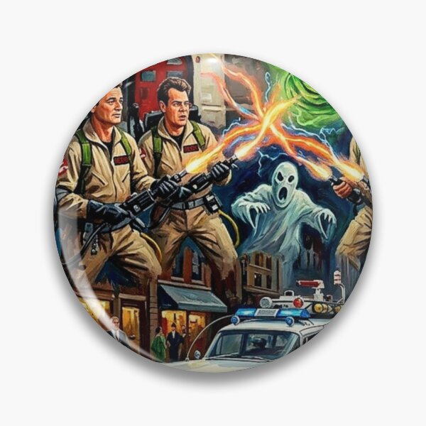 Item preview, Who You Gonna Call? Ghostbusters New York Impasto Movie Poster designed and sold by Art's Diner.
