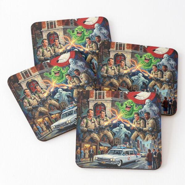 Item preview, Who You Gonna Call? Ghostbusters New York Impasto Movie Poster designed and sold by Art's Diner.