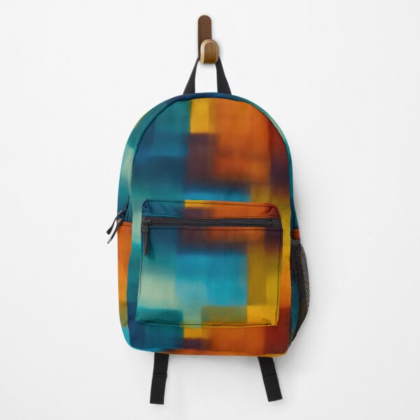 Item preview, Teal Amber Layered Geometric Abstract designed and sold by Moisky Patterns.