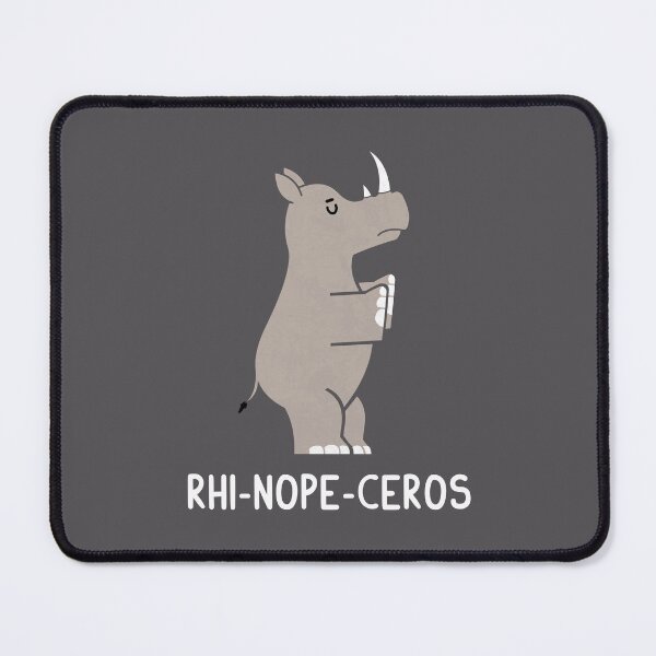 Item preview, Rhi-Nope-Ceros designed and sold by HandsOffMyDinosaur.