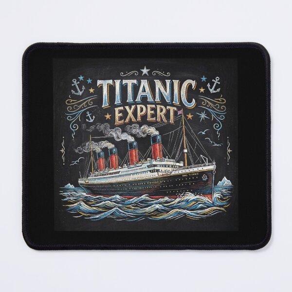 Item preview, Titanic Expert - RMS Titanic specialist enthusiast lover fan designed and sold by NewRedLady.