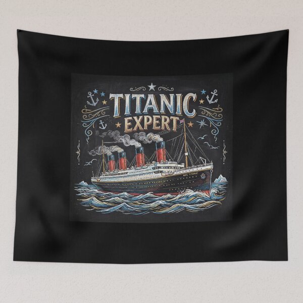 Item preview, Titanic Expert - RMS Titanic specialist enthusiast lover fan designed and sold by NewRedLady.