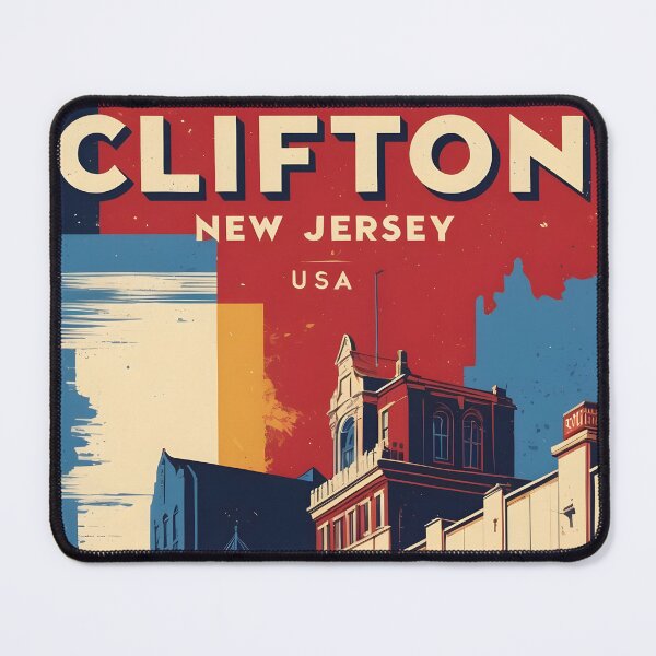 Item preview, Clifton Jersey 1950s USA Vintage Travel Tourism designed and sold by TravelersGems.