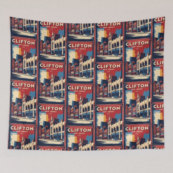 Item preview, Clifton Jersey 1950s USA Vintage Travel Tourism designed and sold by TravelersGems.