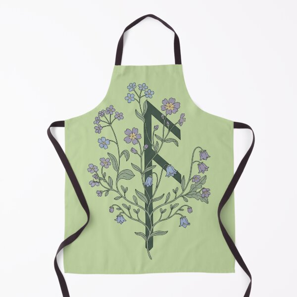 Item preview, Raido Rune Floral Art - Viking Journey & Wildflowers designed and sold by Valeriia_Isaieva.