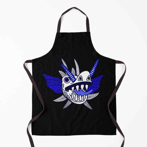 Item preview, Dark blue devil panamanian mask sticker designed and sold by DesignPMG.
