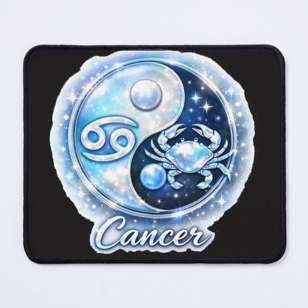Item preview, Cancer -Zodiac starsign, inside an yin-yang, Jun 21–Jul 22 designed and sold by FireOrchid.