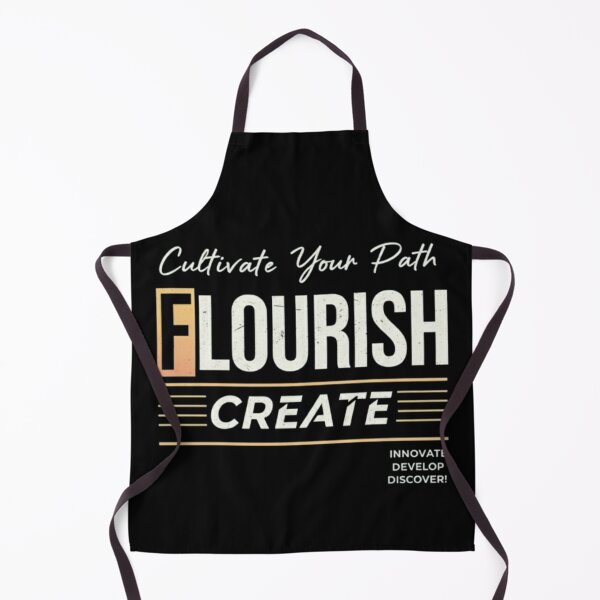 Item preview, Flourish & Create – Cultivate Your Path Typography Design designed and sold by Dogandesighn.