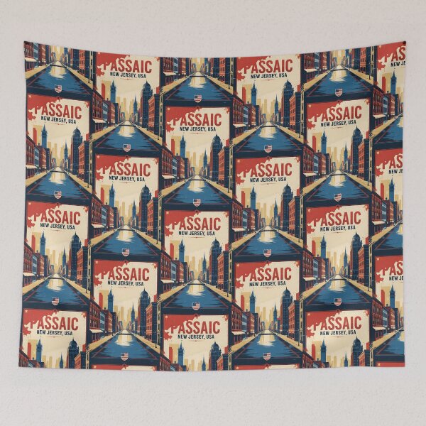 Item preview, Passaic Jersey 1950s USA Vintage Travel Tourism designed and sold by TravelersGems.